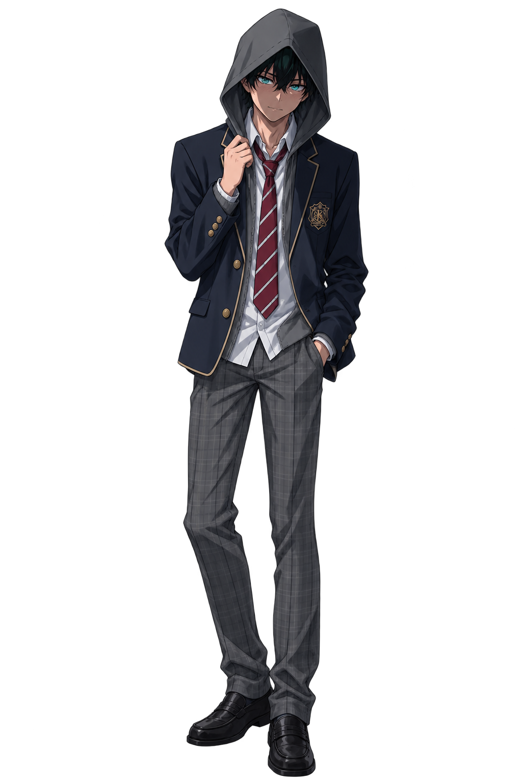 藍田クオンの立ち絵